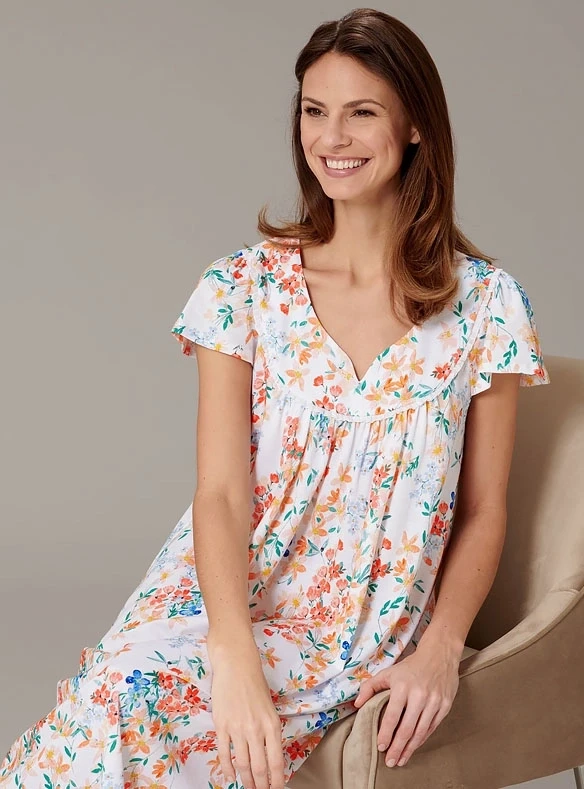 Chemise de nuit en coton