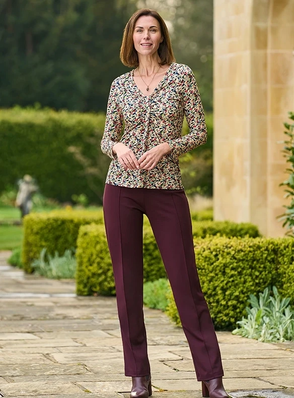 Pantalon classique en pure laine