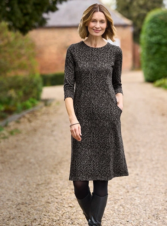 Robe décontractée Ponte di Roma jacquard