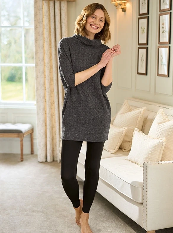 Cowl Neck Tunic & Leggings