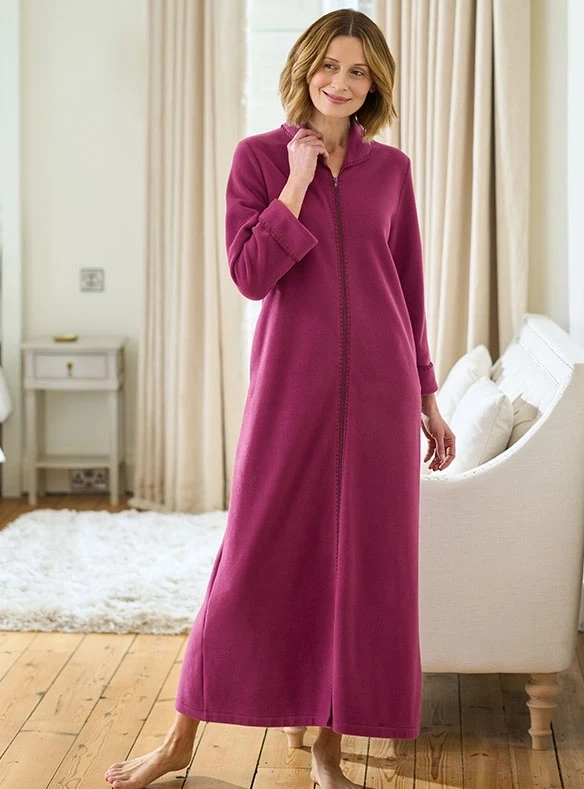 Robe de chambre en polaire doux