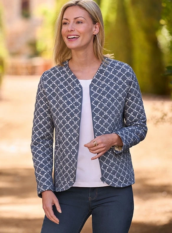 Veste matelassée riche en coton