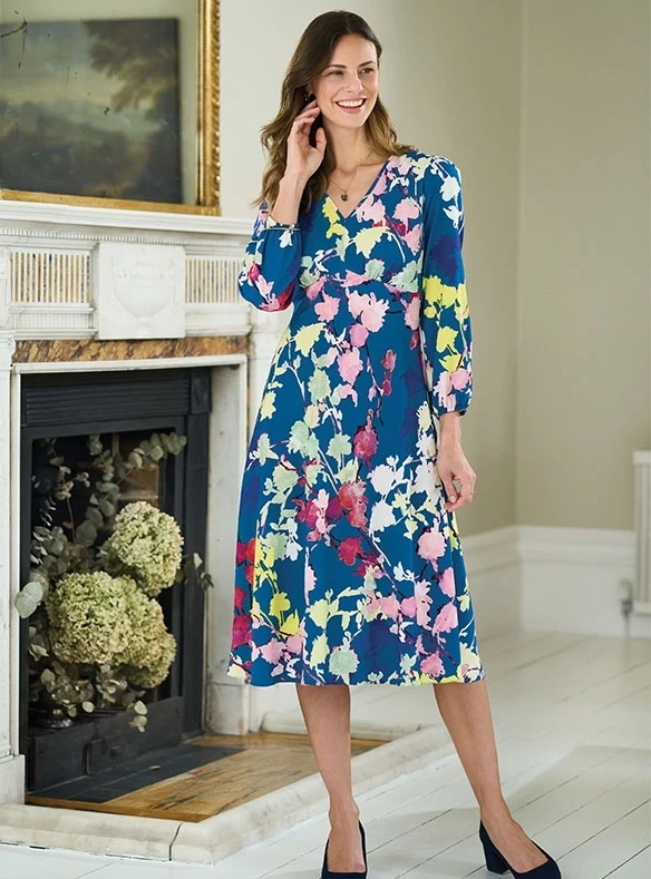 Robe fleurie aquarelle