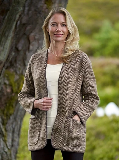 Manteau-cardigan doux