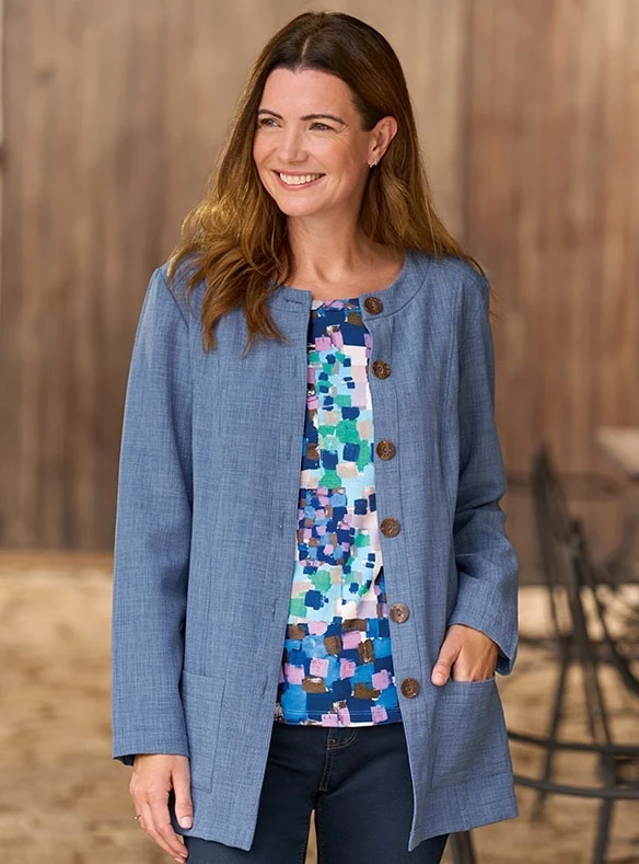 Veste légère infroissable