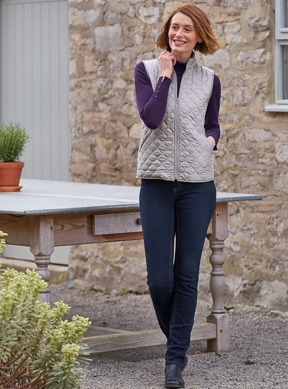 Gilet sans manches matelassé