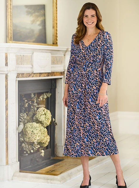 Robe vivifiante en jersey