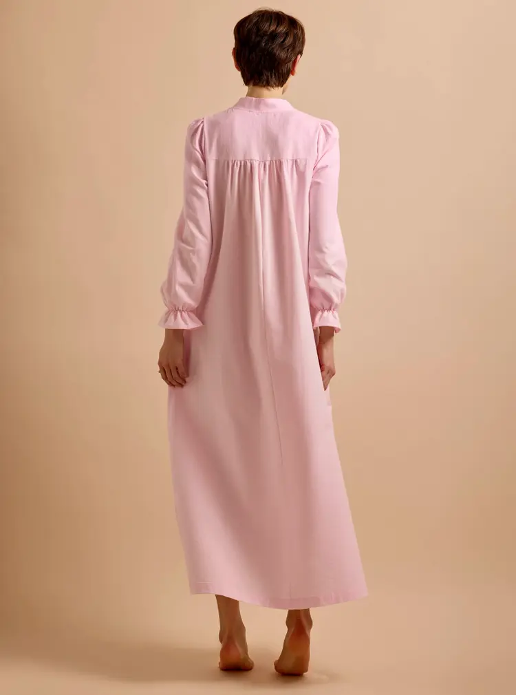 Chemise de nuit classique en twill de coton