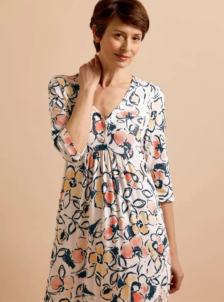 Chemise de nuit en jersey micromodal