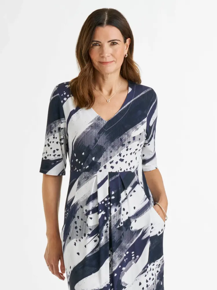 Robe d'après-midi en jersey