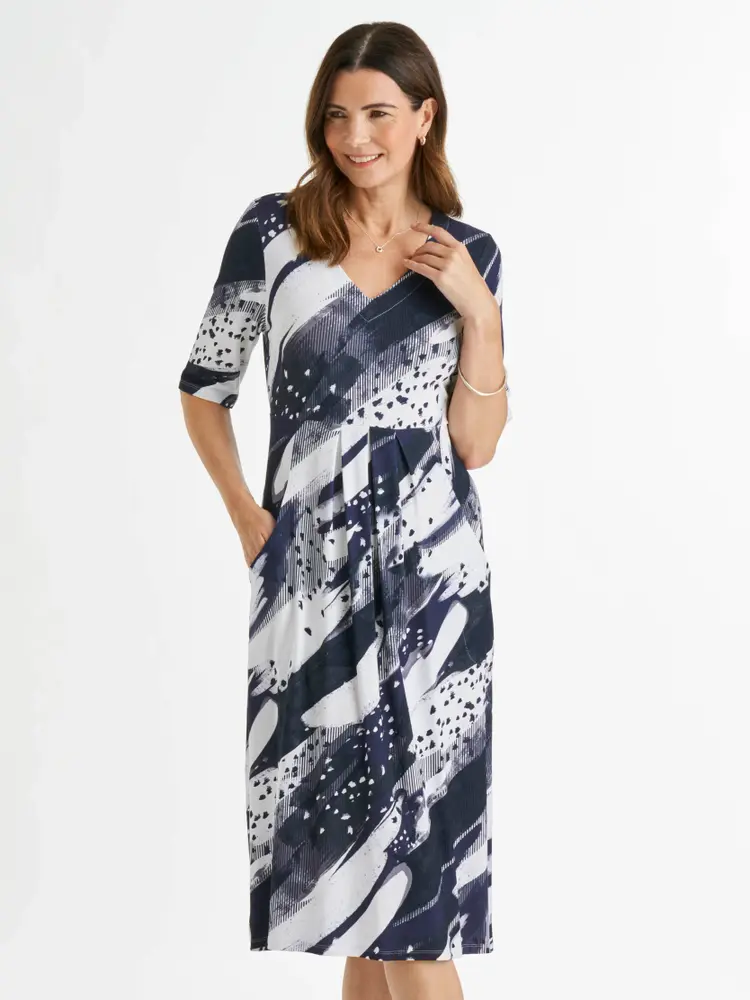 Robe d'après-midi en jersey